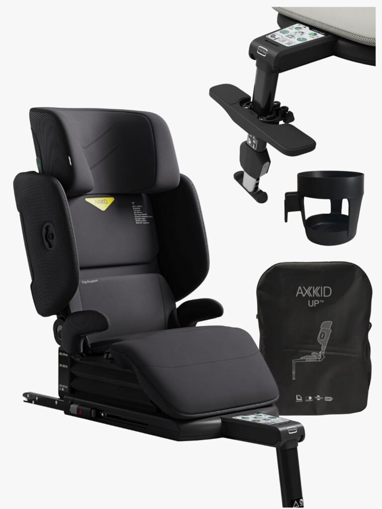 Axkid Up Autostol inkl. Tilbehør, Arctic Mist Grey