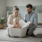 Sådan bader du din baby trygt